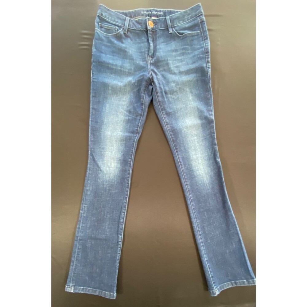 Banana Republic Skinny Straight Dark Wash Jeans Women's Size 28